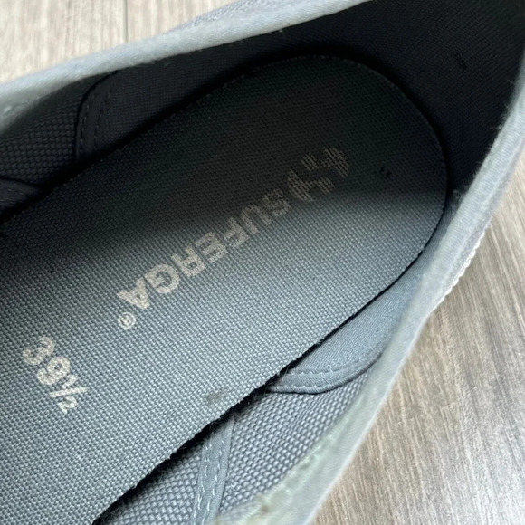 SUPERGA Sneakers Unisex W8.5/ M7 2750 Cotu Classic Low Top Casual Canvas Gray - Picture 11 of 12